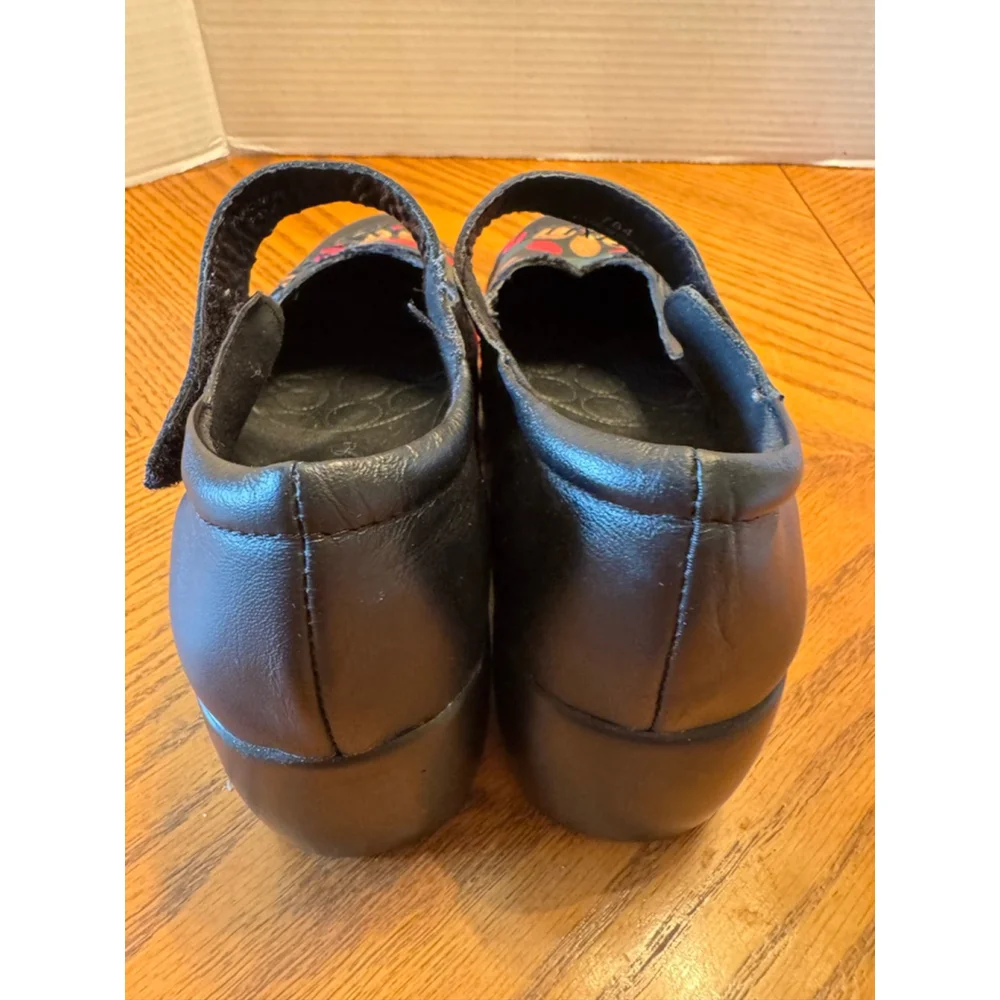 Perugino Black Leather Mary Janes